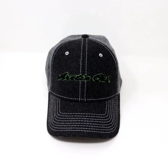 Arctic Cat Wool Hat Men's Baseball Cap Gray & Green - Picture 2 of 10